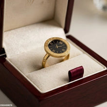 CRGH00879 BHS Round Watch Design Stainless Steel Ring Adjustable - CRGH