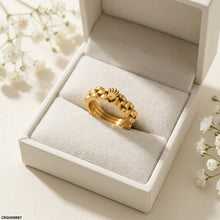 CRGH00887  MOX  Stainless Steel Link Round   Ring - CRGH