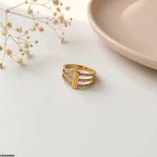 CRGH00892 MOX Stainless Steel Triple Layer Ring - CRGH
