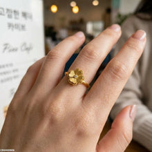 CRGH00906 MOX Stainless Steel Flower Heart Ring - CRGH