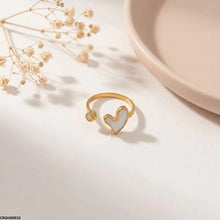 CRGH00910 MOX Stainless Steel Heart Ring - CRGH