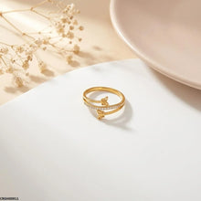 CRGH00911 MOX Stainless Steel Butterfly Ring - CRGH