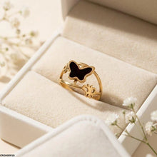 CRGH00918 MOX Stainless Steel Butterfly Ring - CRGH