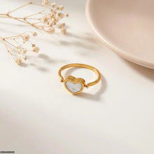 CRGH00920 MOX Stainless Steel Heart Layer Ring - CRGH