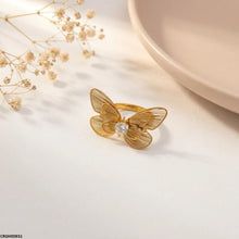 CRGH00931 MOX Stainless Steel Butterfly Ring - CRGH