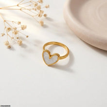 CRGH00939 MOX Stainless Steel Heart Ring - CRGH