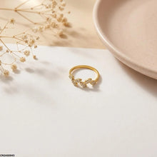 CRGH00945 MOX Stainless Steel Leaf Ring - CRGH