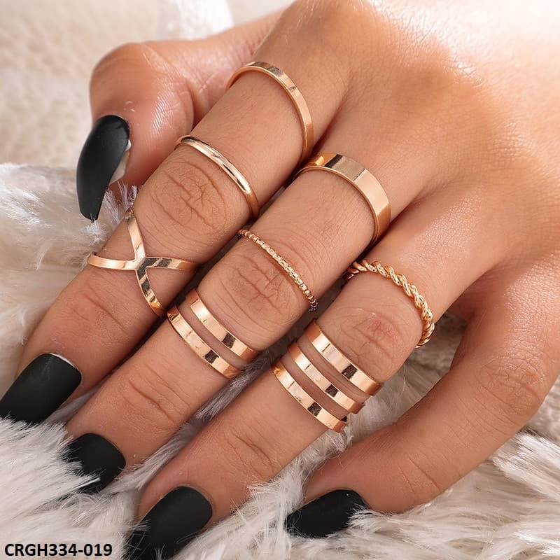 CRGH334 LSH 8 pcs Rings - CRGH