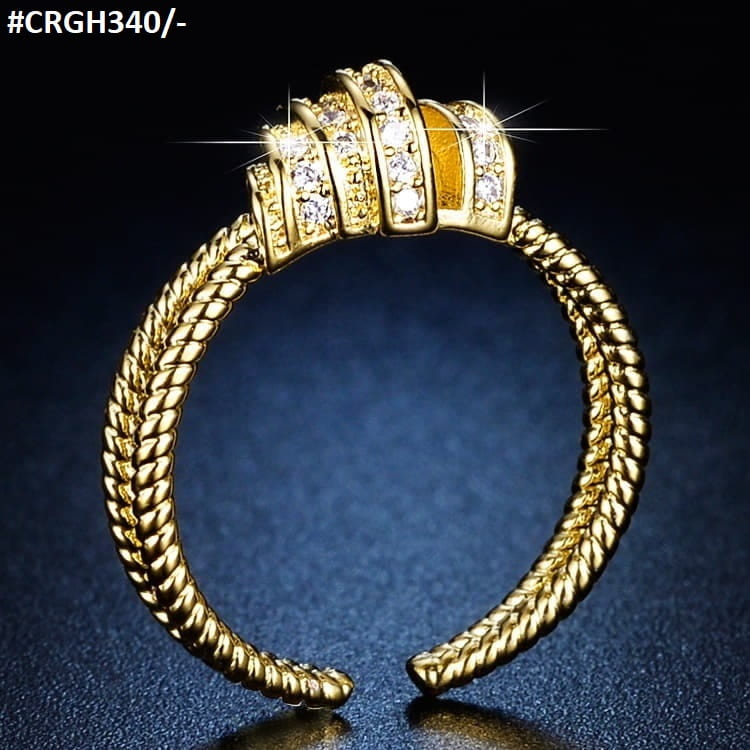 CRGH340 ZFQ Twisted Layer Ring Adjustable - TRGH