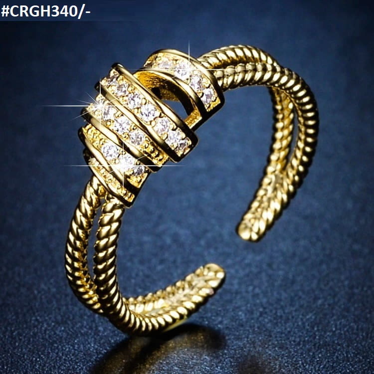 CRGH340 ZFQ Twisted Layer Ring Adjustable - TRGH