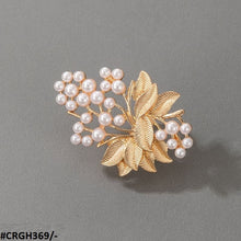 CRGH369 ZLX Leaf n Pearl Ring Adjustable - CRGH