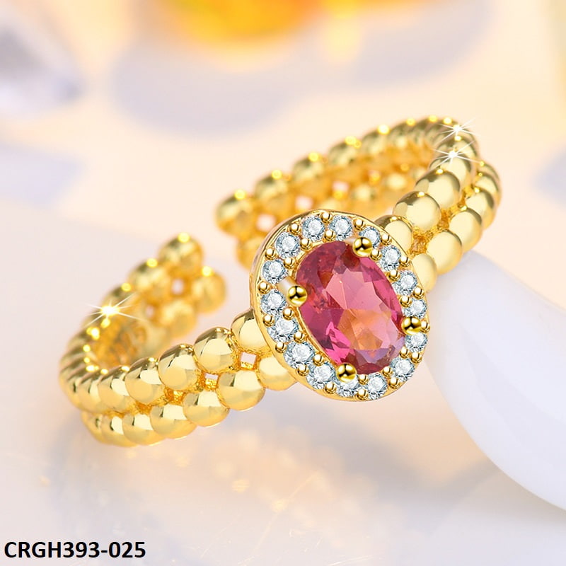 CRGH393 HNJ Ovel & Step Ball Adjustable Ring - TRGH