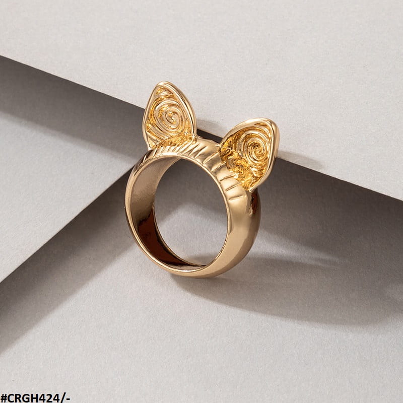 CRGH424 YYE Cat Ear Ring (7Size) - CRGH