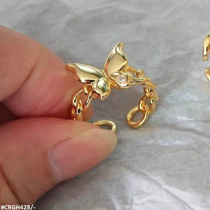 CRGH428 SZL Butterfly Adjustable Ring - CRGH