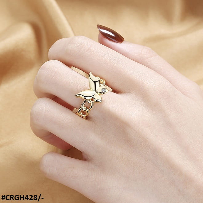 CRGH428 SZL Butterfly Adjustable Ring - CRGH