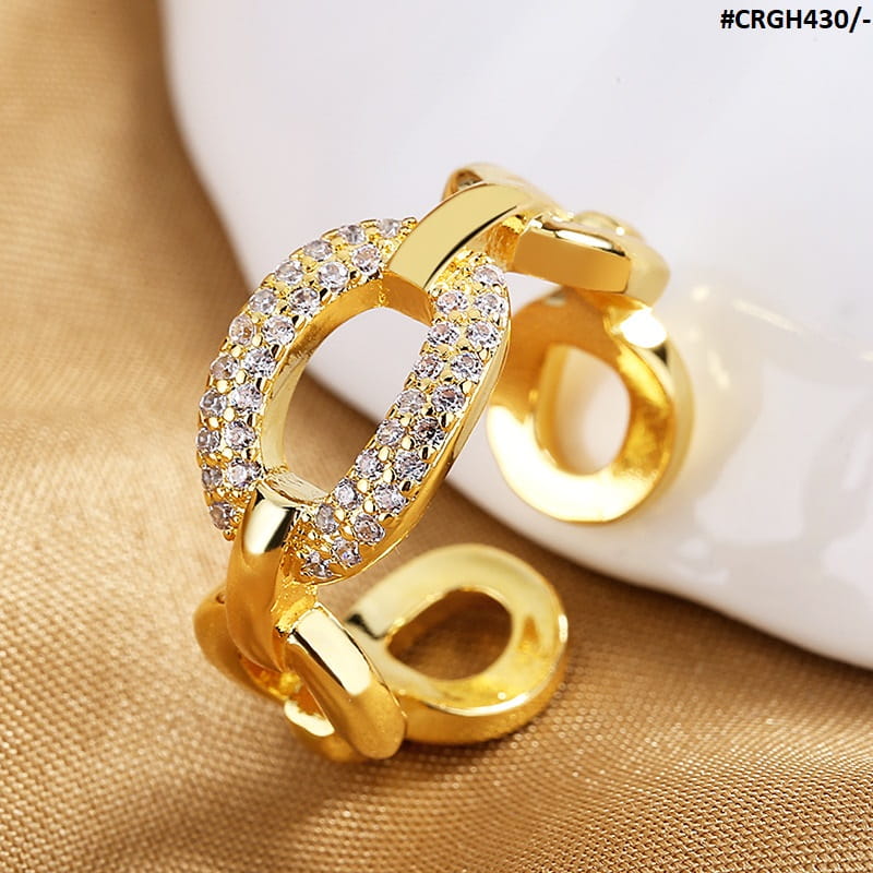 CRGH430 SZL Chain Link Adjustable Ring - CRGH
