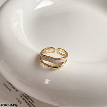 CRGH449 WNS White painted  Adjustable Ring - CRGH