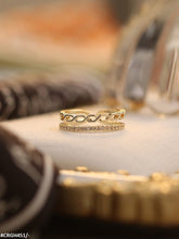 CRGH451 WNS Link Chain  Adjustable Ring - CRGH