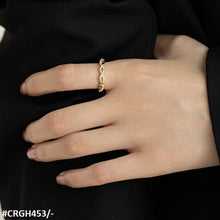 CRGH453 WNS Zigzag Adjustable Ring - CRGH