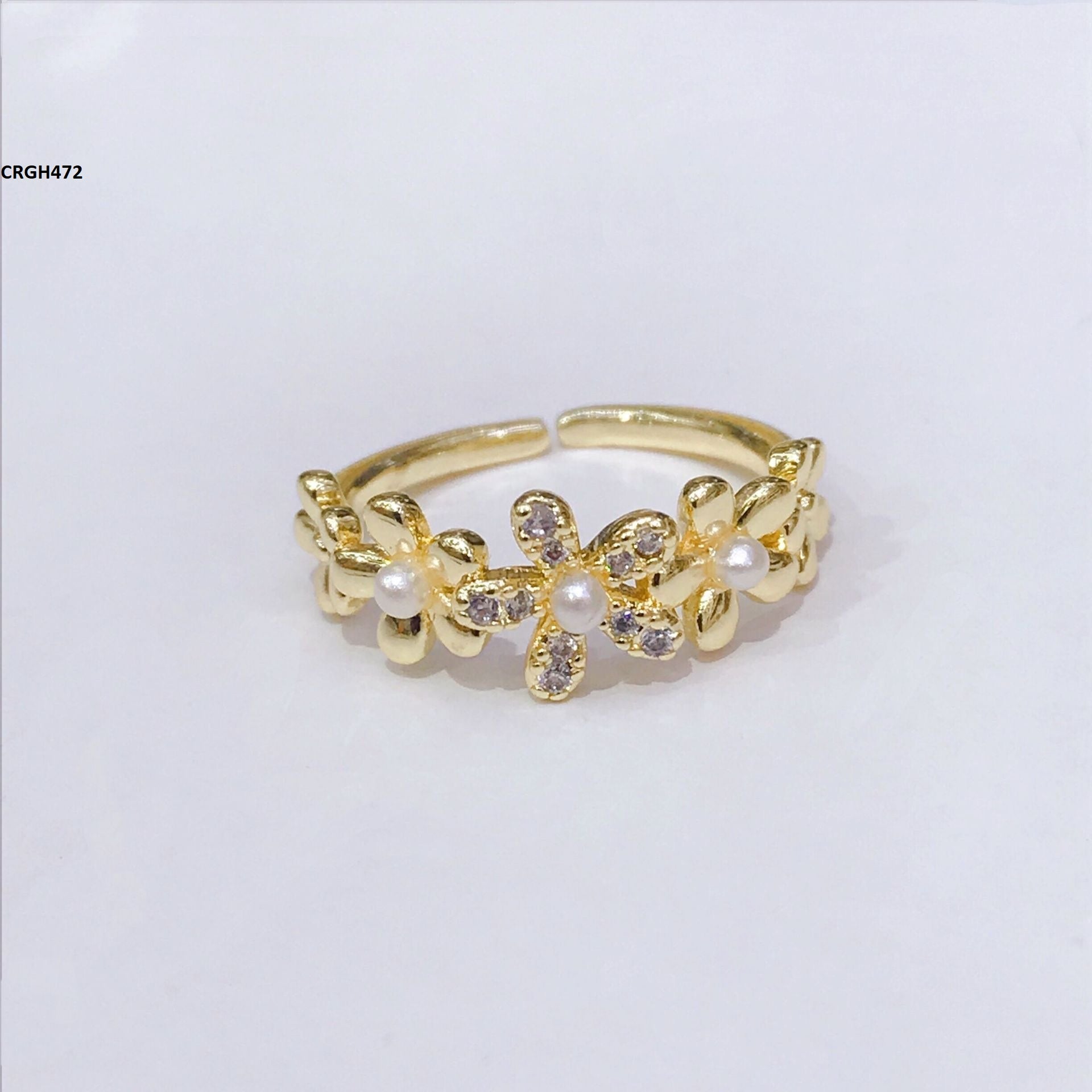 CRGH472 DYS Flower Ring - CRGH