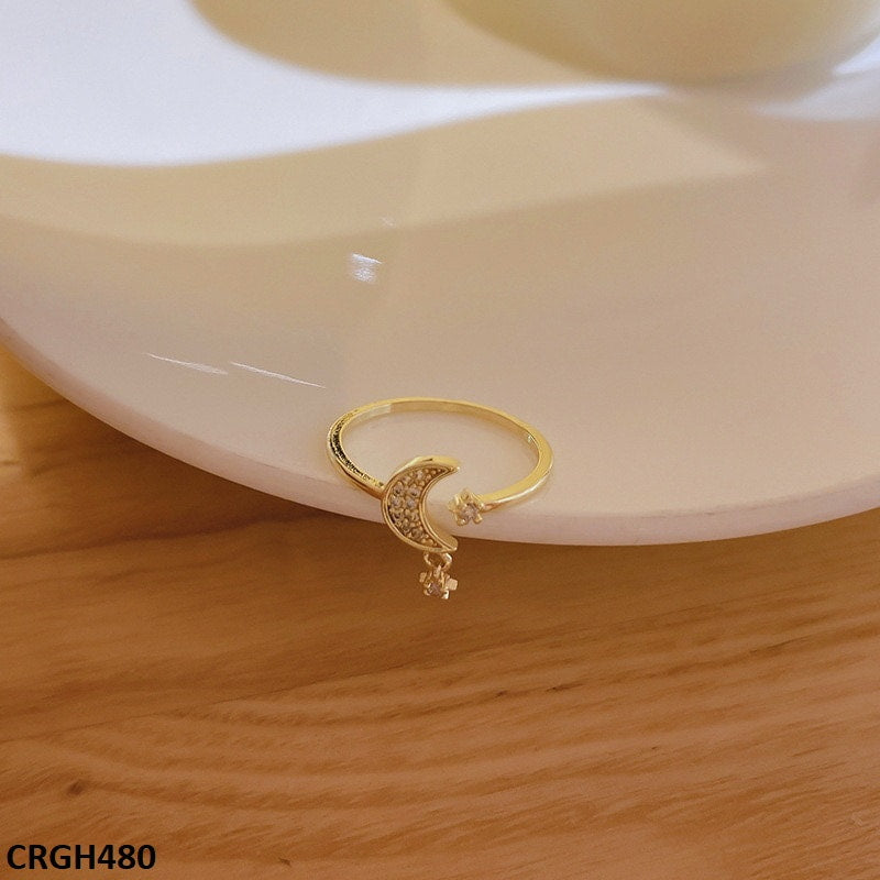 CRGH480 ZHL Moon/Stars Ring Adjustable - CRGH