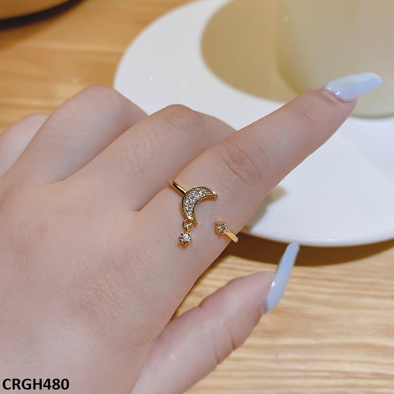 CRGH480 ZHL Moon/Stars Ring Adjustable - CRGH
