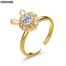 CRGH485 ZFQ Rabbit Ear Adjustable Ring - TRGH