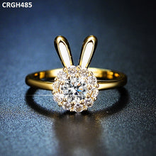CRGH485 ZFQ Rabbit Ear Adjustable Ring - TRGH