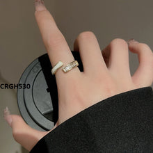 CRGH530 WNS Painted Stone Ring Adjustable - CRGH