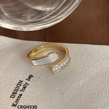 CRGH530 WNS Painted Stone Ring Adjustable - CRGH