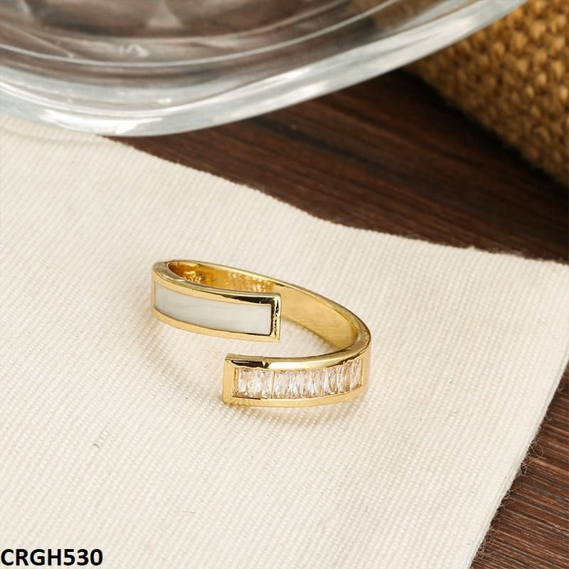 CRGH530 WNS Painted Stone Ring Adjustable - CRGH
