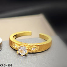 CRGH559 GWH Round/Pear Ring Adjustable - TRGH