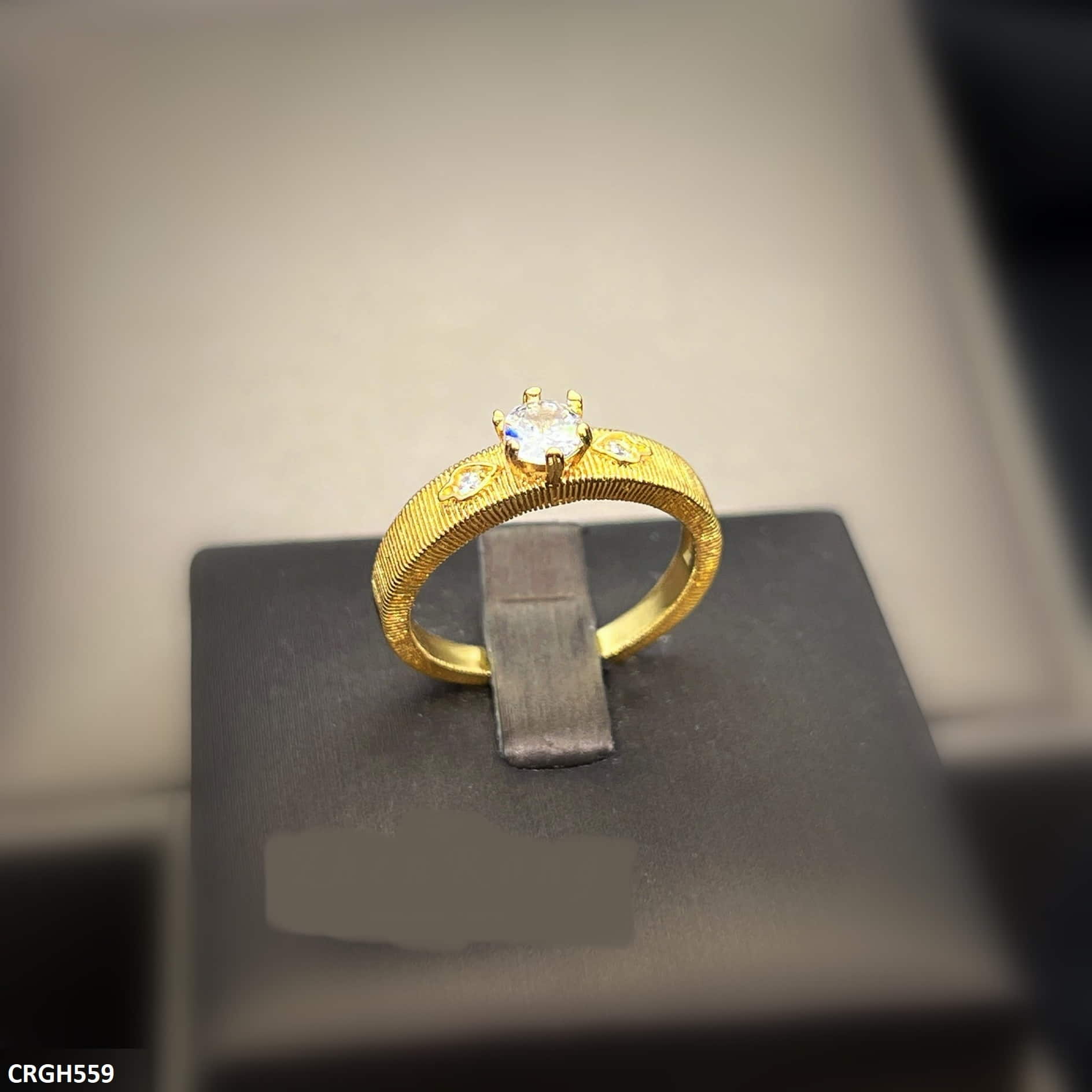 CRGH559 GWH Round/Pear Ring Adjustable - TRGH
