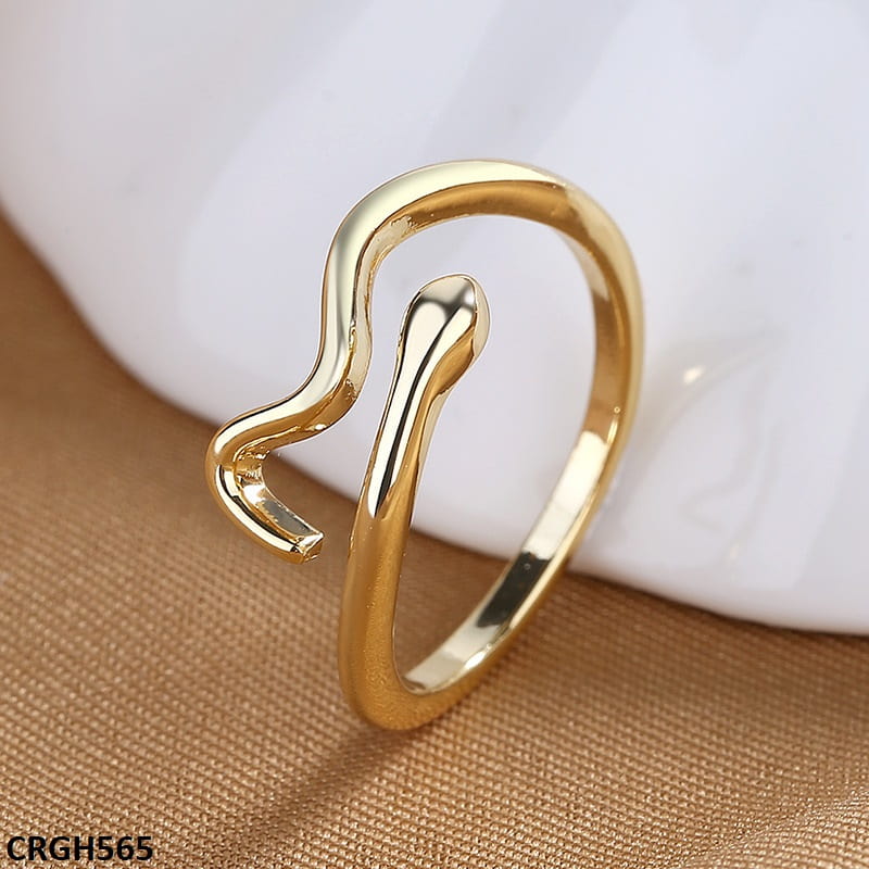 CRGH565 SZL Zigzag Adjustable Ring - CRGH
