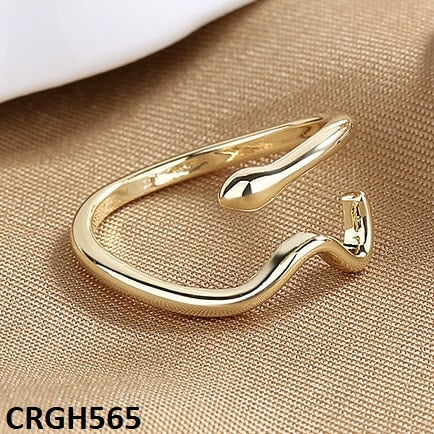 CRGH565 SZL Zigzag Adjustable Ring - CRGH