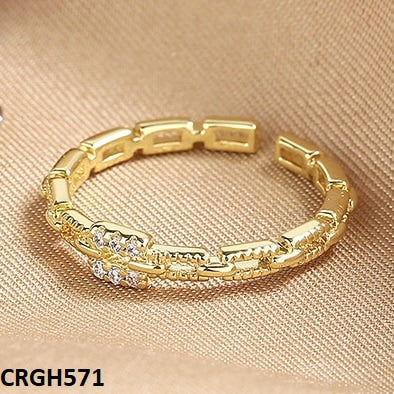 CRGH571 SZL Link Chain Adjustable Ring - CRGH