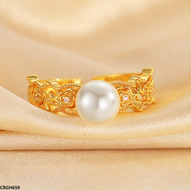 CRGH659 ZFQ Pearl Ring Adjustable - CRGH