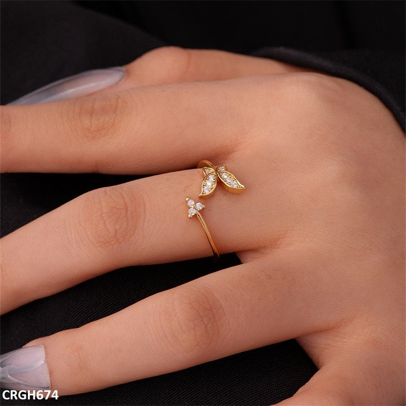 CRGH674 WKO Butterfly Ring Adjustable - CRGH