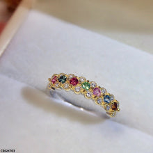 CRGH703 KRL Multi Stone Ring Adjustable - CRGH