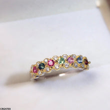 CRGH703 KRL Multi Stone Ring Adjustable - CRGH