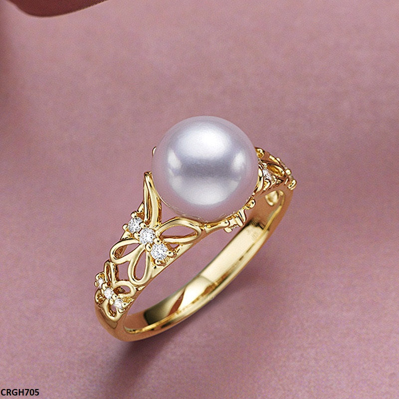 CRGH705 KRL Pearl Ring Adjustable - CRGH