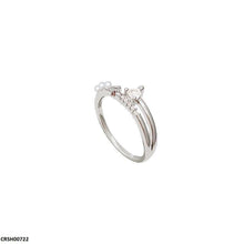 CRSH00722 HJF Triangle Pearl  Ring 6 Size - Crsh