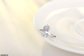 CRSH00723 JJF Heart Ring Adjustable - CRSH