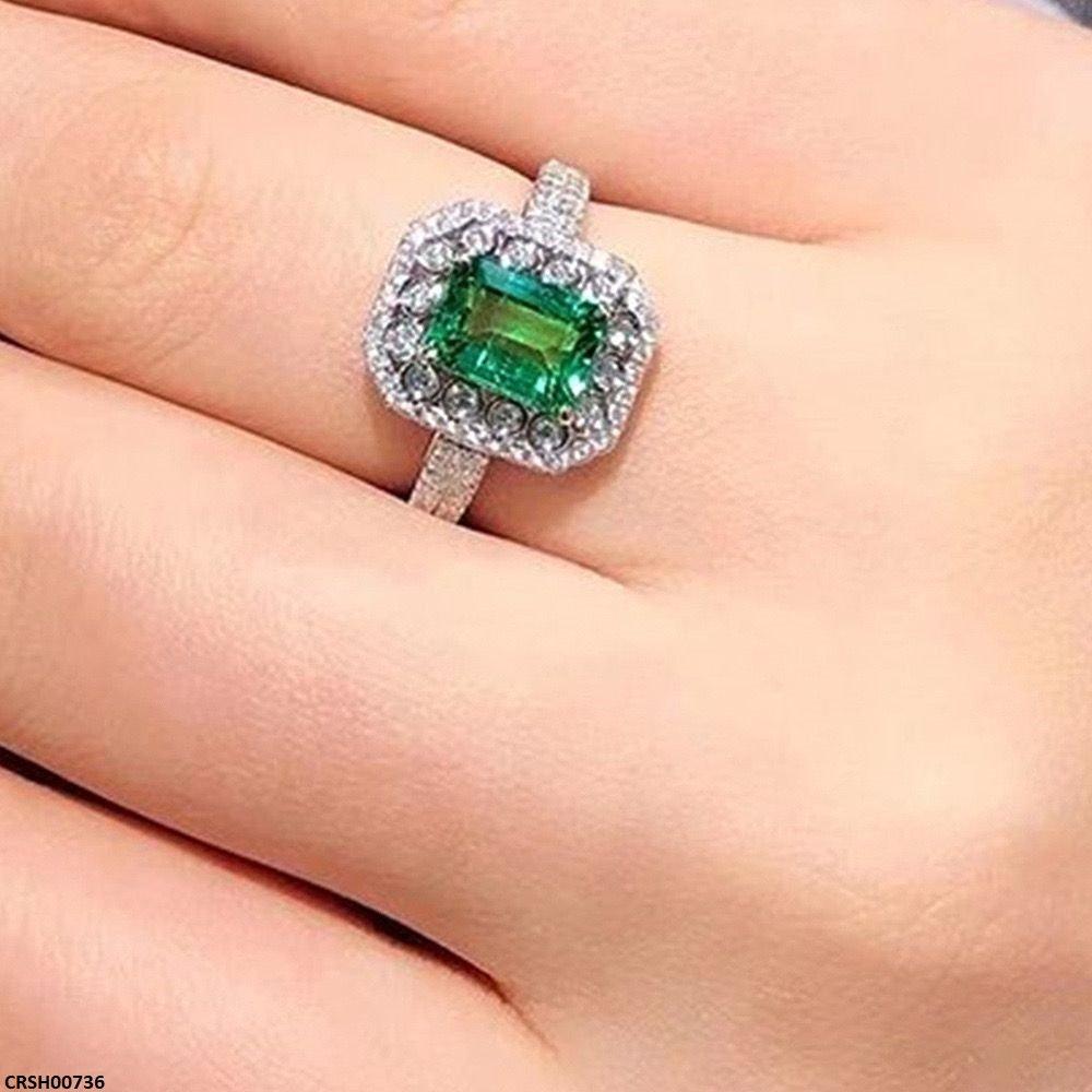 CRSH00736 CSH  Rectangle Stone Ring - CRSH