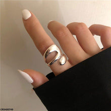 CRSH00749 WNS Imp Wrap Silver Ring Adjustable - CRSH