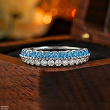 CRSH00775 GWH Double Stone ZIRCON Ring Adjustable - CRSH