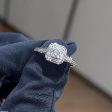 CRSH00776 KRL Square Round Stone Ring Adjustable - CRSH