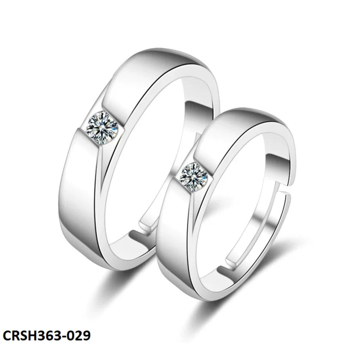 CRSH363 ZFQ Couple Rings Adjustable - TRSH