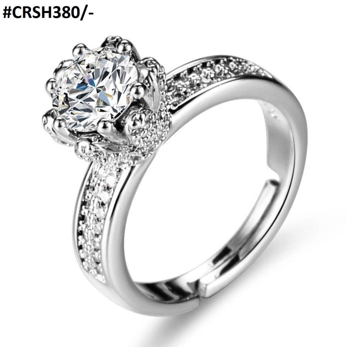CRSH380 ZFQ Cathedral Ring Adjustable - TRSH