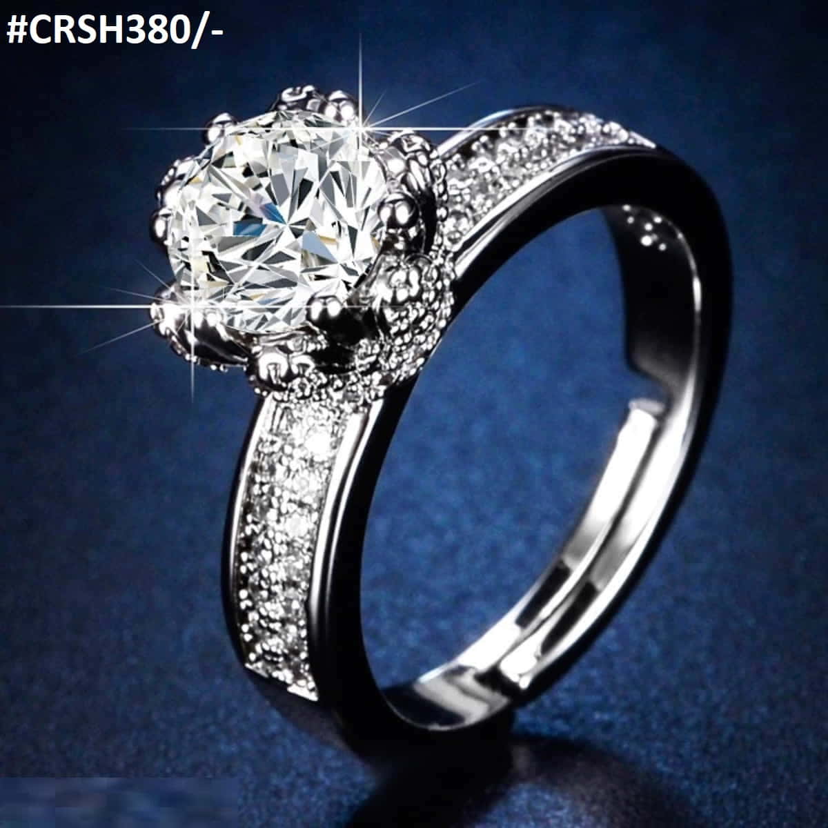 CRSH380 ZFQ Cathedral Ring Adjustable - TRSH
